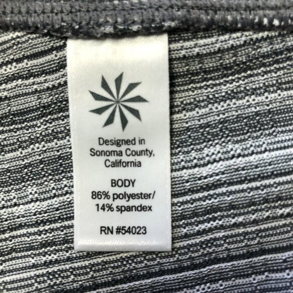 Athleta High Rise Jacquard Chaturanga 7/8 Tight Black/White Leggings - Picture 5 of 11